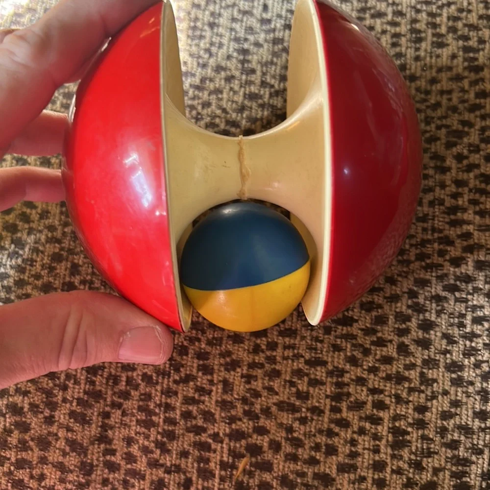Vintage Rolling Cat Toy